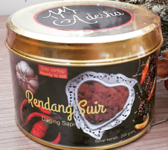 Rendang Suir Sapi Kemasan Kaleng